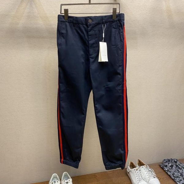 designer,replica,clothing,fake,1:1,lv,luxury,high quality Gucci GC 2023ss webbing casual pants