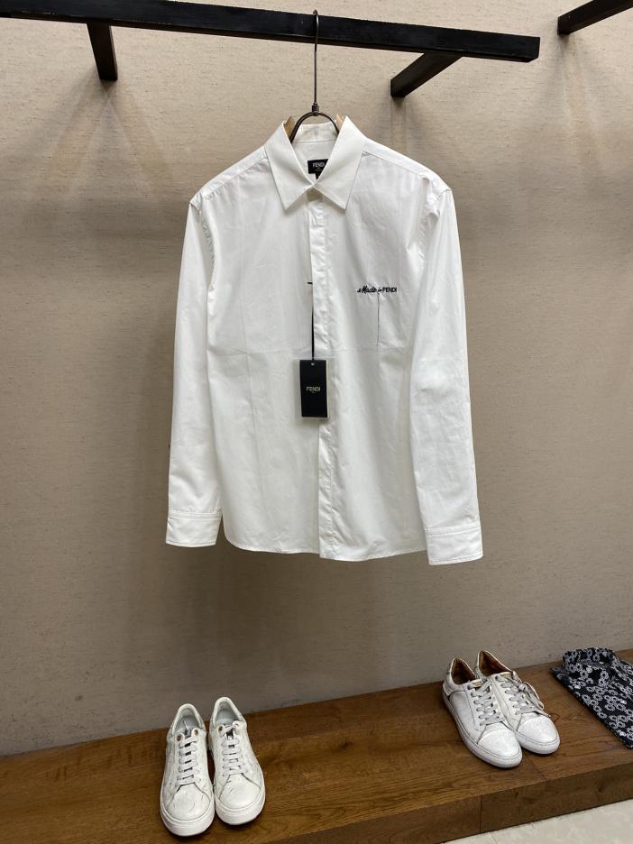 designer,replica,clothing,fake,1:1,lv,luxury,high quality Fendi 24SS logo shirt cotton shirt fabric designer,replica,clothing,fake,1:1,lv,luxury,high quality Fendi 24SS logo shirt cotton shirt fabric
