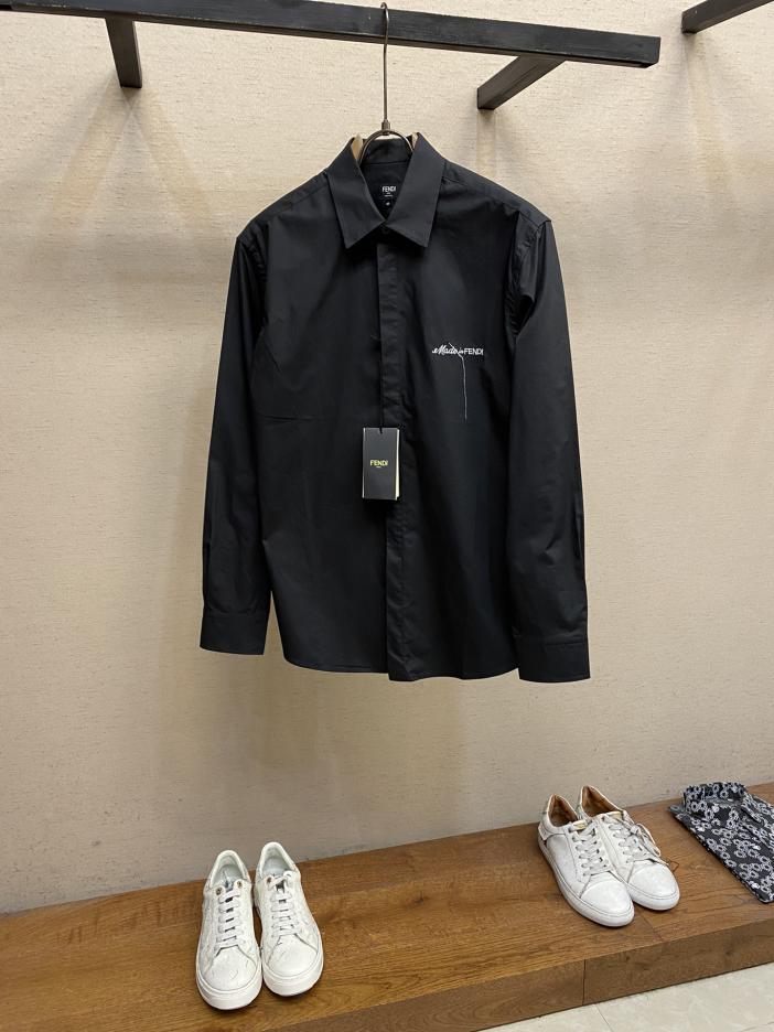 designer,replica,clothing,fake,1:1,lv,luxury,high quality Fendi 24SS logo shirt cotton shirt fabric designer,replica,clothing,fake,1:1,lv,luxury,high quality Fendi 24SS logo shirt cotton shirt fabric