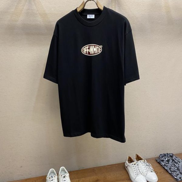 designer,replica,clothing,fake,1:1,lv,luxury,high quality Off-White men’s logo print cotton T-shirt