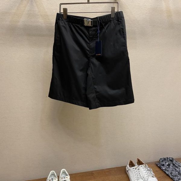 designer,replica,clothing,fake,1:1,lv,luxury,high quality LVLU buckle straight casual shorts