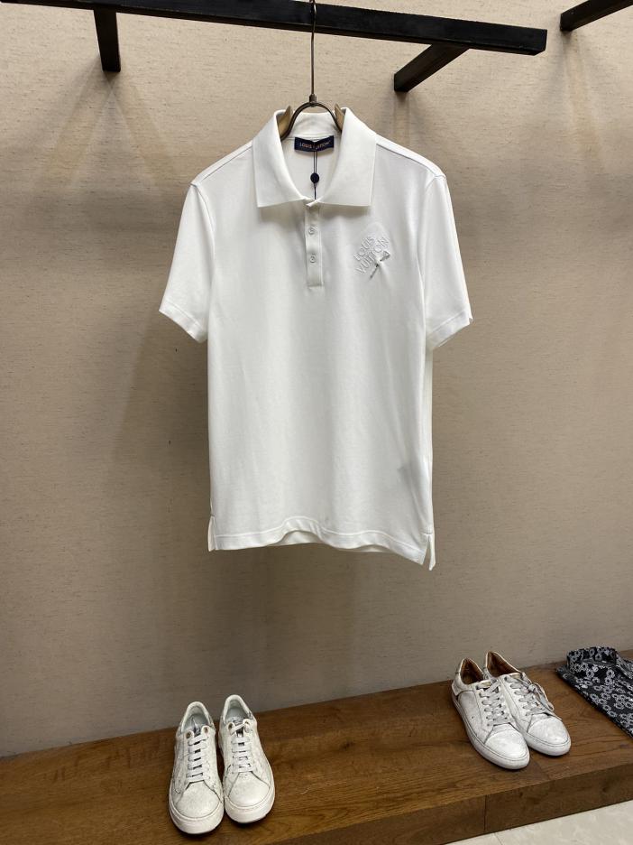 designer,replica,clothing,fake,1:1,lv,luxury,high quality LV2024FW cotton pique logo embroidered lapel polo shirt designer,replica,clothing,fake,1:1,lv,luxury,high quality LV2024FW cotton pique logo embroidered lapel polo shirt