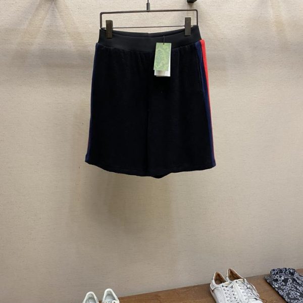 designer,replica,clothing,fake,1:1,lv,luxury,high quality GUCCI towel embossed track shorts