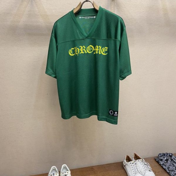 designer,replica,clothing,fake,1:1,lv,luxury,high quality Chrome Hearts Croatia MattyBoy Green Mesh Hockey Jersey