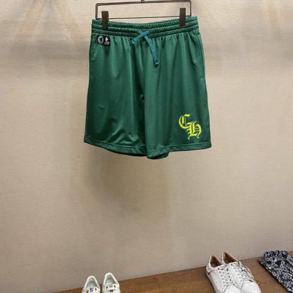 designer,replica,clothing,fake,1:1,lv,luxury,high quality Chrome Hearts Croatia MattyBoy green mesh shorts