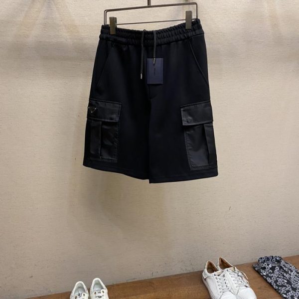 designer,replica,clothing,fake,1:1,lv,luxury,high quality PRADA CARGO COTTON SHORTS
