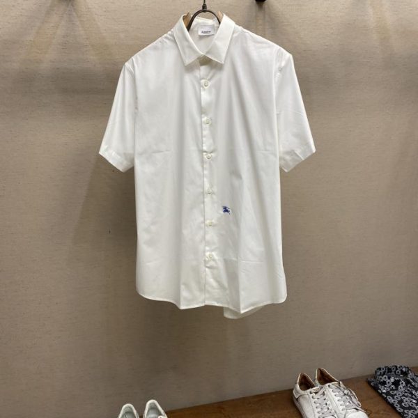 designer,replica,clothing,fake,1:1,lv,luxury,high quality Burberry fashionable simple short-sleeved shirt