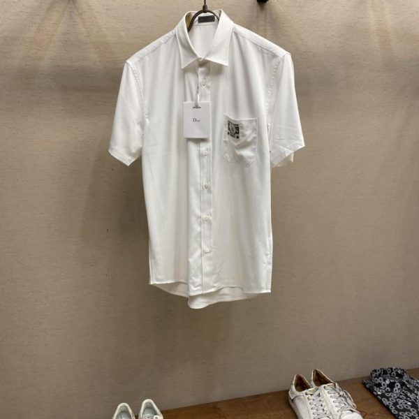 designer,replica,clothing,fake,1:1,lv,luxury,high quality Dior24ss new spring and summer short-sleeved shirt