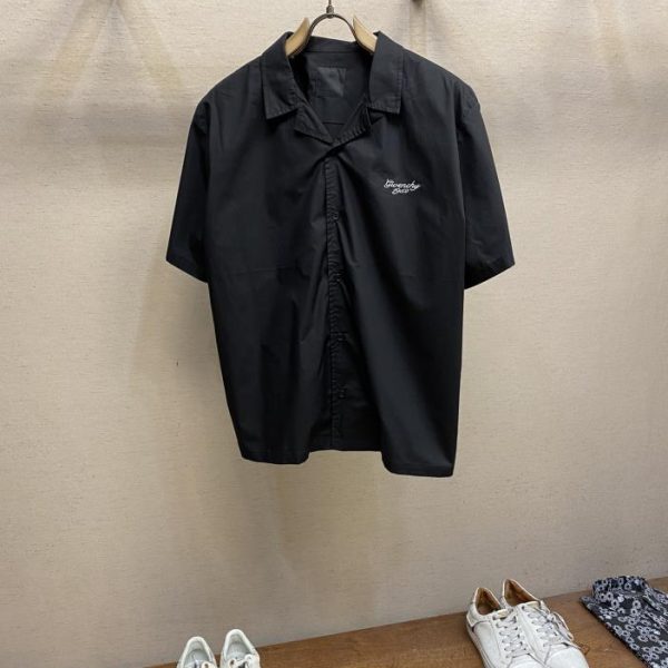 designer,replica,clothing,fake,1:1,lv,luxury,high quality GivenchyGIV2024S new loose short-sleeved shirt