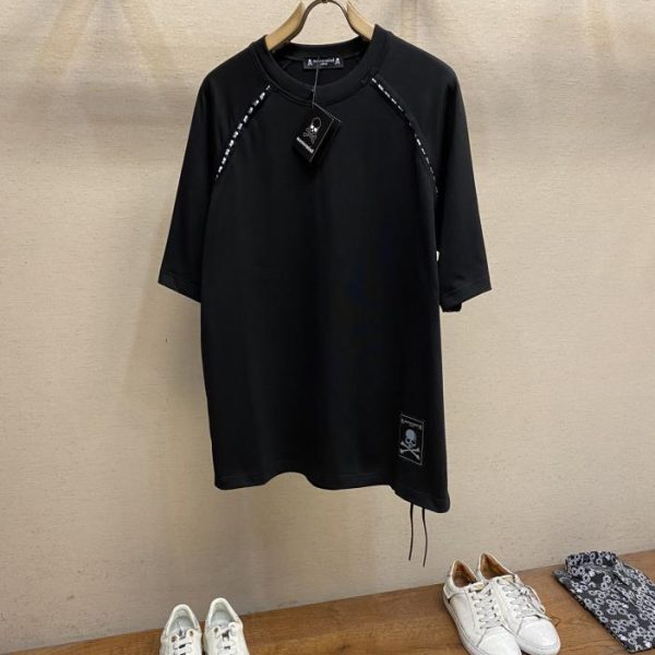 designer,replica,clothing,fake,1:1,lv,luxury,high quality MMJ2024 Dark seamed skull web loose short-sleeved T-shirt