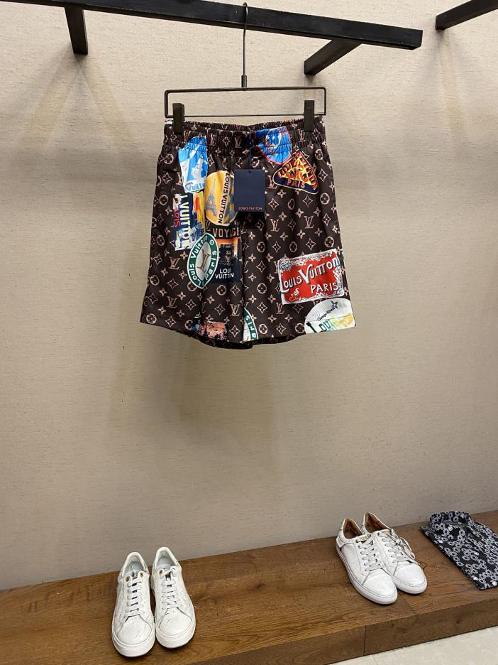 designer,replica,clothing,fake,1:1,lv,luxury,high quality LV resort series silk full logo graffiti shorts designer,replica,clothing,fake,1:1,lv,luxury,high quality LV resort series silk full logo graffiti shorts