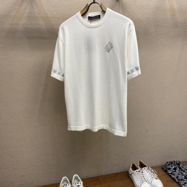 designer,replica,clothing,fake,1:1,lv,luxury,high quality LV 2024FW early spring short-sleeved crew neck shirt