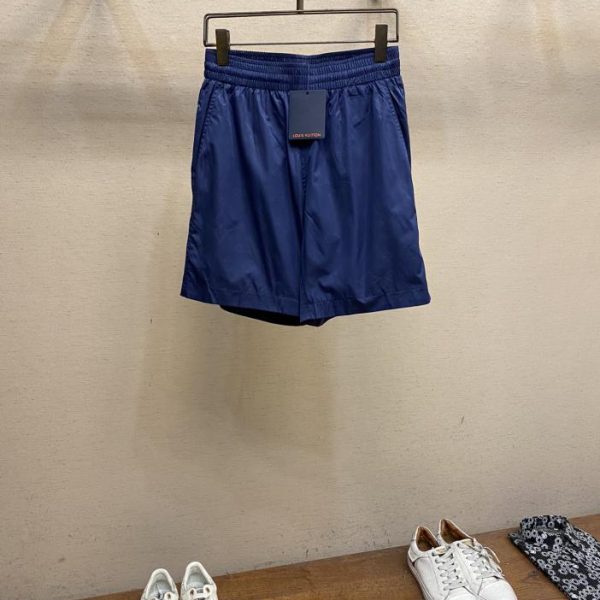 designer,replica,clothing,fake,1:1,lv,luxury,high quality LV high-tech fabric full logo embossed shorts