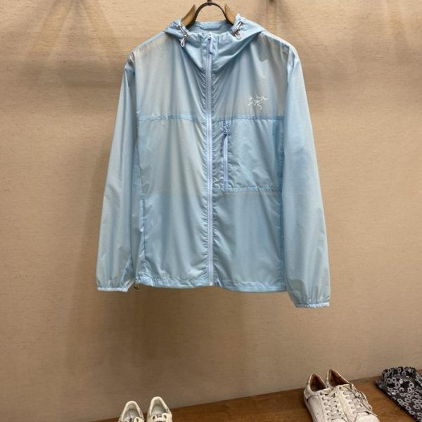 designer,replica,clothing,fake,1:1,lv,luxury,high quality Arctery Couple Model 24SS Spring and Summer New Pocket Hooded Sun Protection Clothing