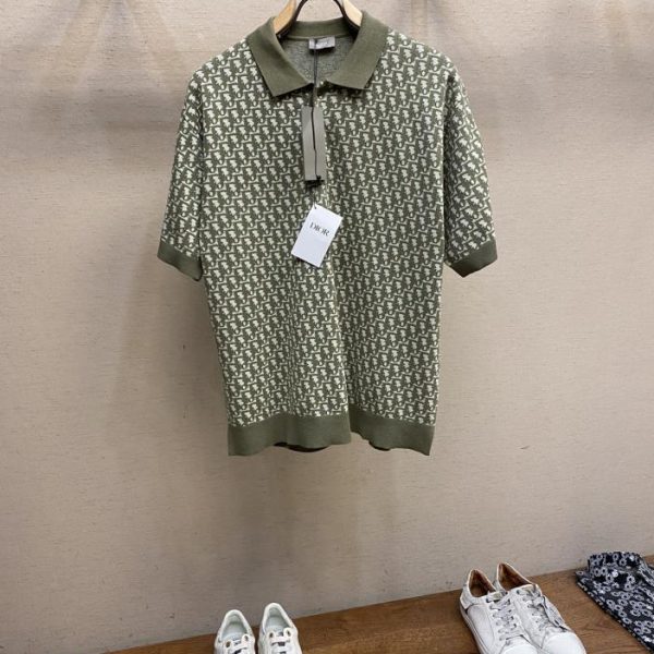 designer,replica,clothing,fake,1:1,lv,luxury,high quality Dior 23ss Oblique presbyopic polo shirt for men and women