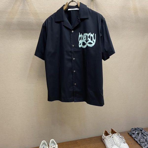 designer,replica,clothing,fake,1:1,lv,luxury,high quality Givenchy Infinity printed poplin Xavier shirt Chito x Givenchy collaboration