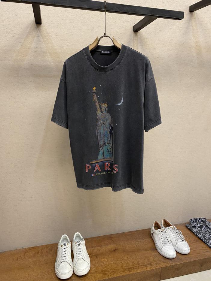 designer,replica,clothing,fake,1:1,lv,luxury,high quality Balenciag Statue of Liberty printed short-sleeved T-shirt designer,replica,clothing,fake,1:1,lv,luxury,high quality Balenciag Statue of Liberty printed short-sleeved T-shirt