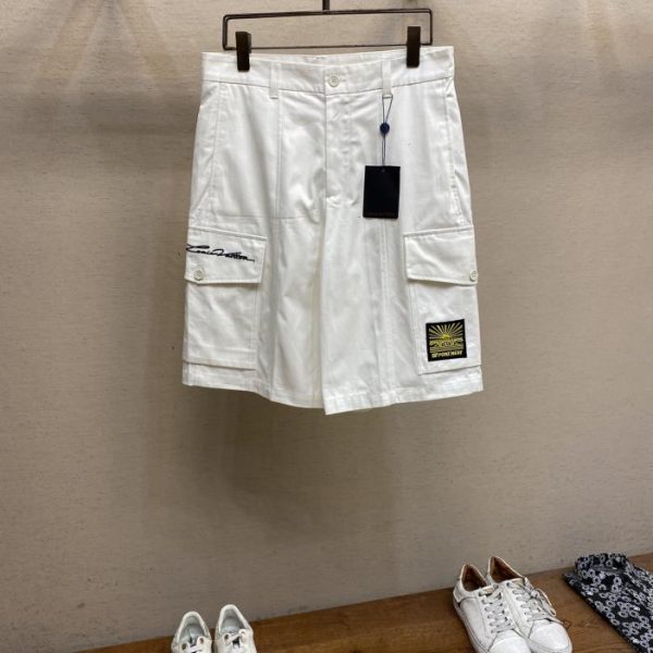 designer,replica,clothing,fake,1:1,lv,luxury,high quality LV2024 new Dong Fei series shorts five-quarter pants