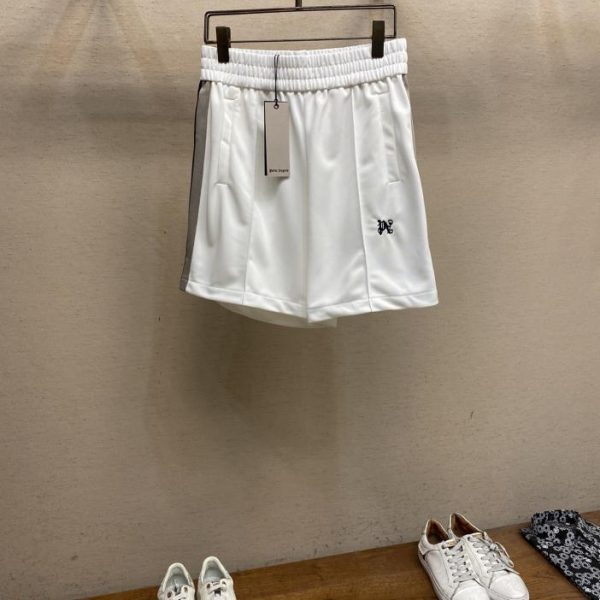 designer,replica,clothing,fake,1:1,lv,luxury,high quality Palm Angels24ss new webbing embroidered shorts