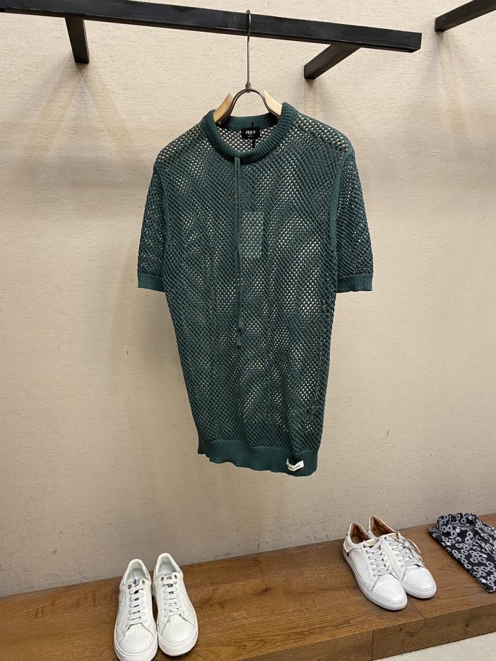 designer,replica,clothing,fake,1:1,lv,luxury,high quality Fendi 2024FW mesh knitted half-sleeved shirt designer,replica,clothing,fake,1:1,lv,luxury,high quality Fendi 2024FW mesh knitted half-sleeved shirt