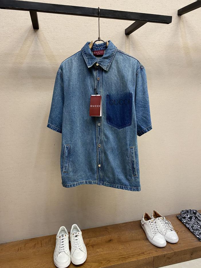 designer,replica,clothing,fake,1:1,lv,luxury,high quality GucciGU pocket denim suit short shirt designer,replica,clothing,fake,1:1,lv,luxury,high quality GucciGU pocket denim suit short shirt
