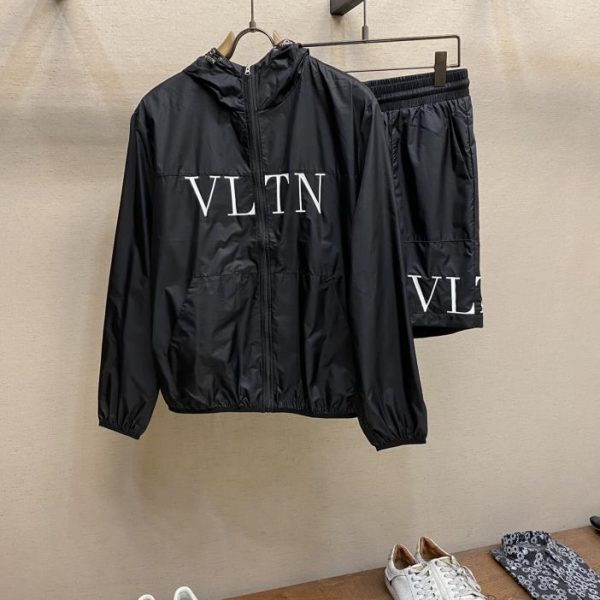 designer,replica,clothing,fake,1:1,lv,luxury,high quality VLT new spring and summer hooded long-sleeved sun protection clothing and shorts suit