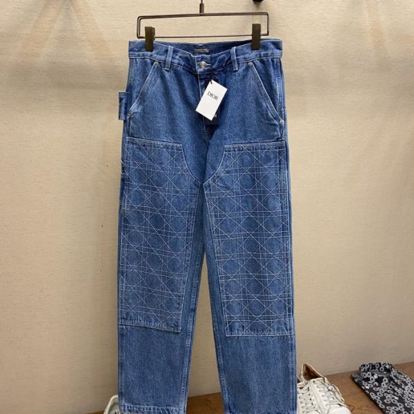 designer,replica,clothing,fake,1:1,lv,luxury,high quality Dior 24 spring and summer latest denim straight jeans