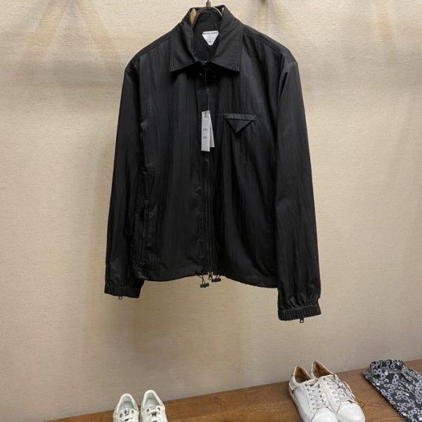 designer,replica,clothing,fake,1:1,lv,luxury,high quality Bottega Veneta windproof jacket with gusset pocket and zip