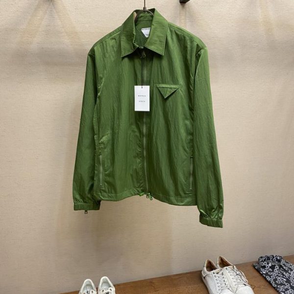 designer,replica,clothing,fake,1:1,lv,luxury,high quality Bottega Veneta windproof jacket with gusset pocket and zip