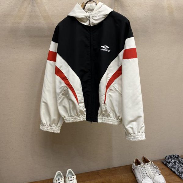 designer,replica,clothing,fake,1:1,lv,luxury,high quality Balenciaga 24SS new 3B embroidered contrast color uniform jacket