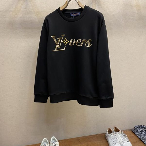 designer,replica,clothing,fake,1:1,lv,luxury,high quality LV 2024FW cotton crew neck shirt