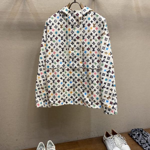 designer,replica,clothing,fake,1:1,lv,luxury,high quality LV spring and summer new summer rendering watercolor jacket sun protection clothing