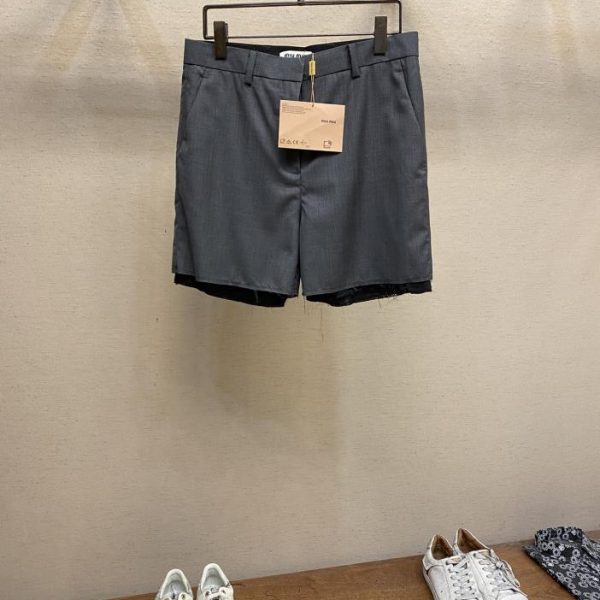 designer,replica,clothing,fake,1:1,lv,luxury,high quality Miu miu 24SS Bermuda shorts