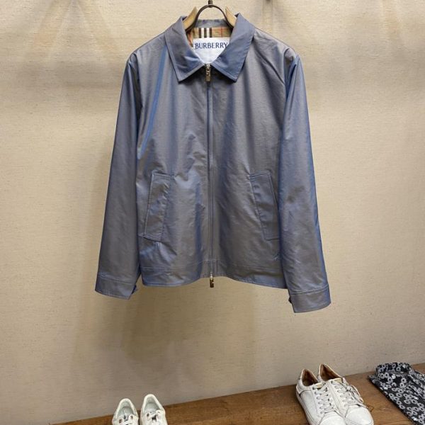 designer,replica,clothing,fake,1:1,lv,luxury,high quality Burberry2024ss spring and summer new lapel casual jacket