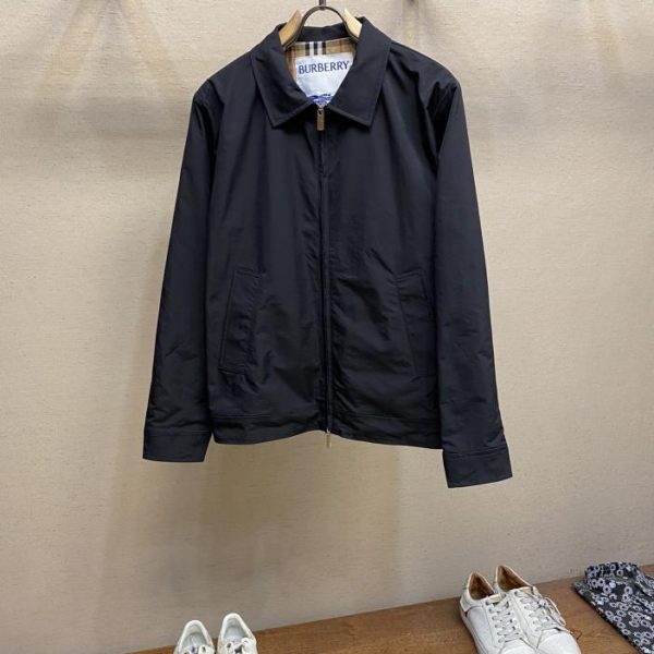 designer,replica,clothing,fake,1:1,lv,luxury,high quality Burberry2024ss spring and summer new lapel casual jacket