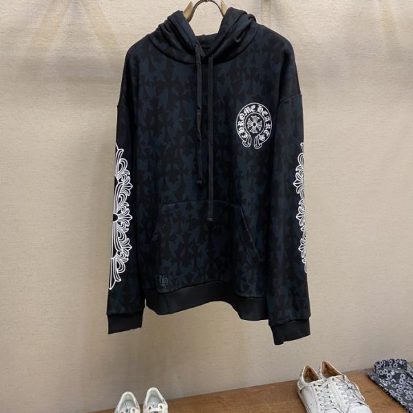 designer,replica,clothing,fake,1:1,lv,luxury,high quality [Hooded Style] Chrome Heart CH dark pattern series finally shipped (hoodie)
