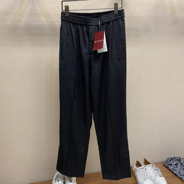 designer,replica,clothing,fake,1:1,lv,luxury,high quality Gucci 24SS 100% wool slit casual pants fabric 100% wool is a listed company supplier. High-end fabrics don’t need to be fancy at all.