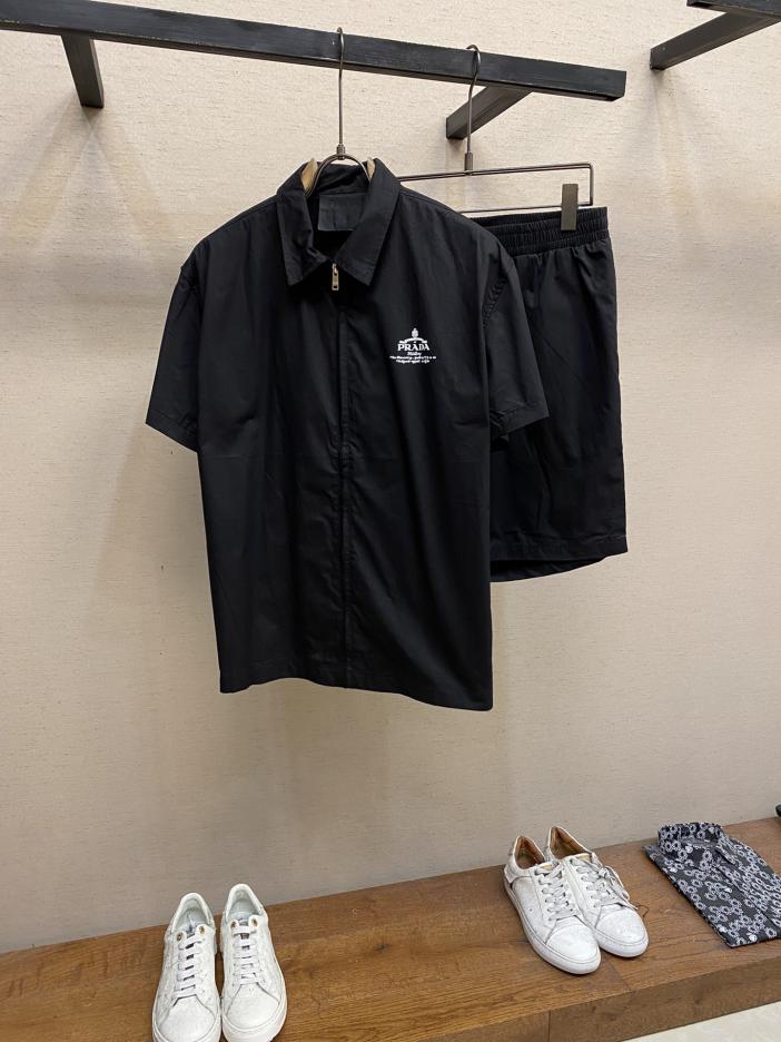 designer,replica,clothing,fake,1:1,lv,luxury,high quality Prada (sold as a set without dismantling) 24S new summer men’s short-sleeved shorts suit designer,replica,clothing,fake,1:1,lv,luxury,high quality Prada (sold as a set without dismantling) 24S new summer men’s short-sleeved shorts suit