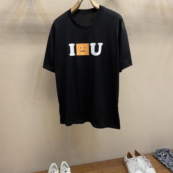designer,replica,clothing,fake,1:1,lv,luxury,high quality Acne Studios 22 spring and summer new letter logo design round neck short-sleeved T-shirt