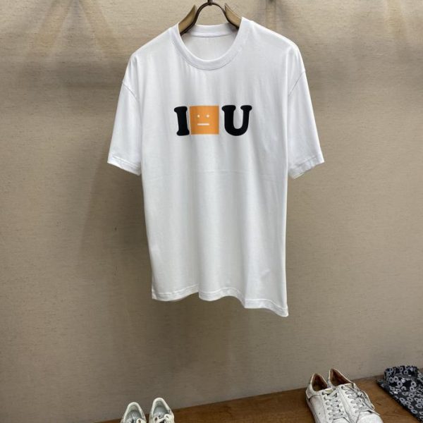 designer,replica,clothing,fake,1:1,lv,luxury,high quality Acne Studios 22 spring and summer new letter logo design round neck short-sleeved T-shirt