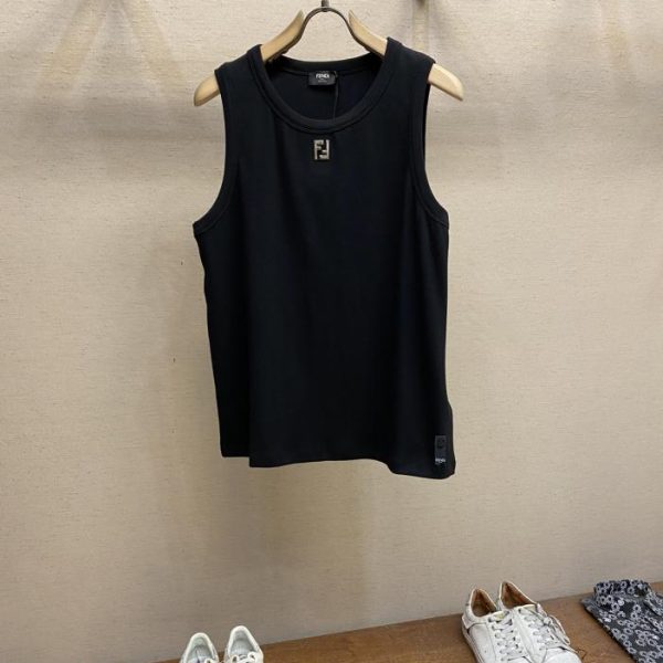 designer,replica,clothing,fake,1:1,lv,luxury,high quality Fendi spring and summer new logo logo slim vest