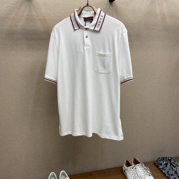 designer,replica,clothing,fake,1:1,lv,luxury,high quality Gucci 2024 style POLO shirt lapel