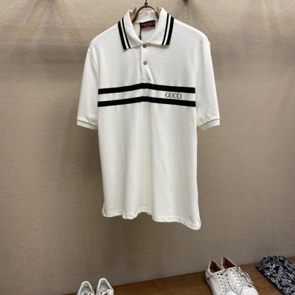 designer,replica,clothing,fake,1:1,lv,luxury,high quality Gucci24SS large elements small letters embroidery latest interlocking double patch cotton short sleeves