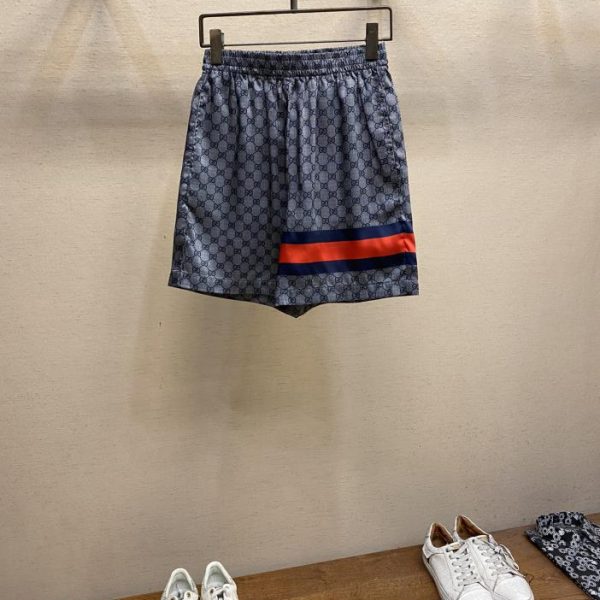 designer,replica,clothing,fake,1:1,lv,luxury,high quality Gucci Gucci shorts summer new generation ice silk elastic thin shorts!