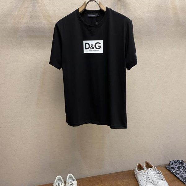 designer,replica,clothing,fake,1:1,lv,luxury,high quality DG’s new short-sleeved daily outing with closed eyes and customized pure cotton elastic cotton short-sleeved T-shirt