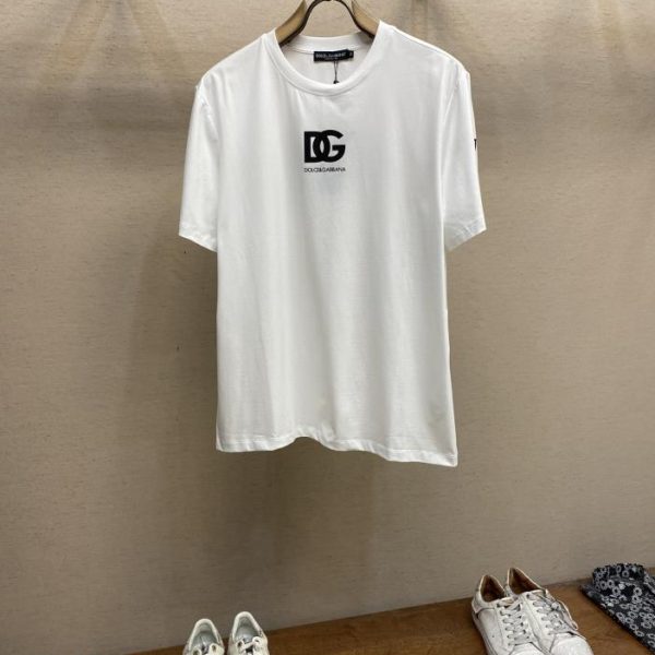 designer,replica,clothing,fake,1:1,lv,luxury,high quality DG’s new short-sleeved daily outing with closed eyes and customized pure cotton elastic cotton short-sleeved T-shirt