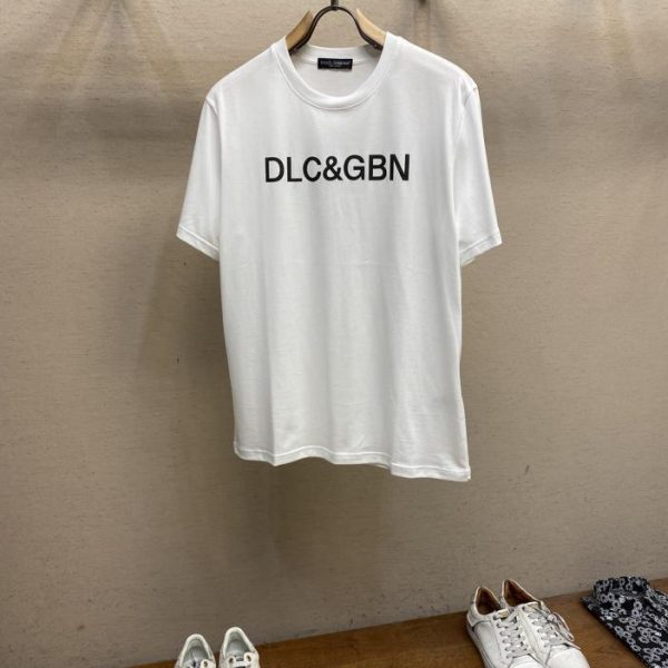 designer,replica,clothing,fake,1:1,lv,luxury,high quality DG new short-sleeved T-shirt