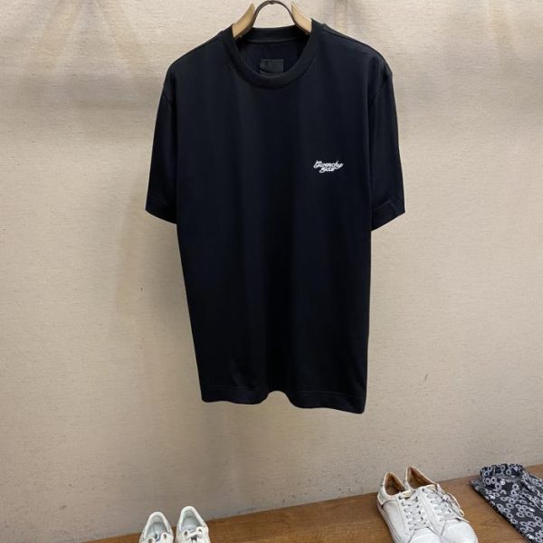 designer,replica,clothing,fake,1:1,lv,luxury,high quality Givenchy 241952 Logo embroidered short sleeves