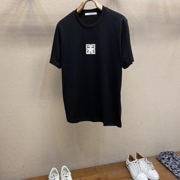 designer,replica,clothing,fake,1:1,lv,luxury,high quality Givenchy’s new short-sleeved daily outing with eyes closed, paired with a custom-made pure cotton elastic cotton short-sleeved T-shirt
