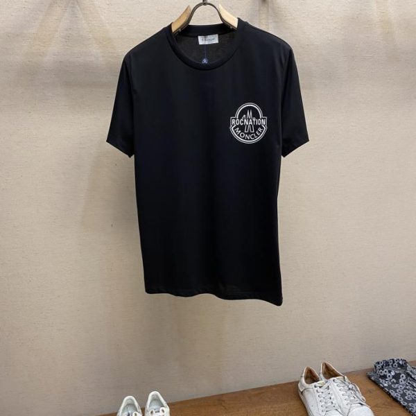 designer,replica,clothing,fake,1:1,lv,luxury,high quality Moncler’s new short-sleeved daily outing with eyes closed, paired with a custom-made pure cotton elastic cotton short-sleeved T-shirt